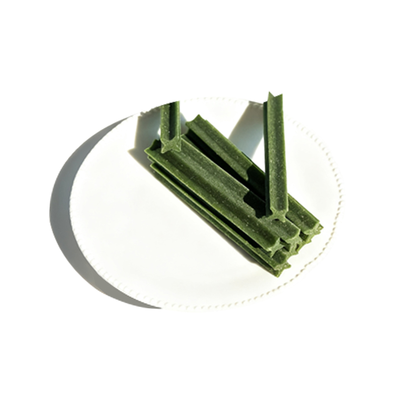 Collation à bec de chien solide en forme de X de 12 cm au goût de menthe, double usage