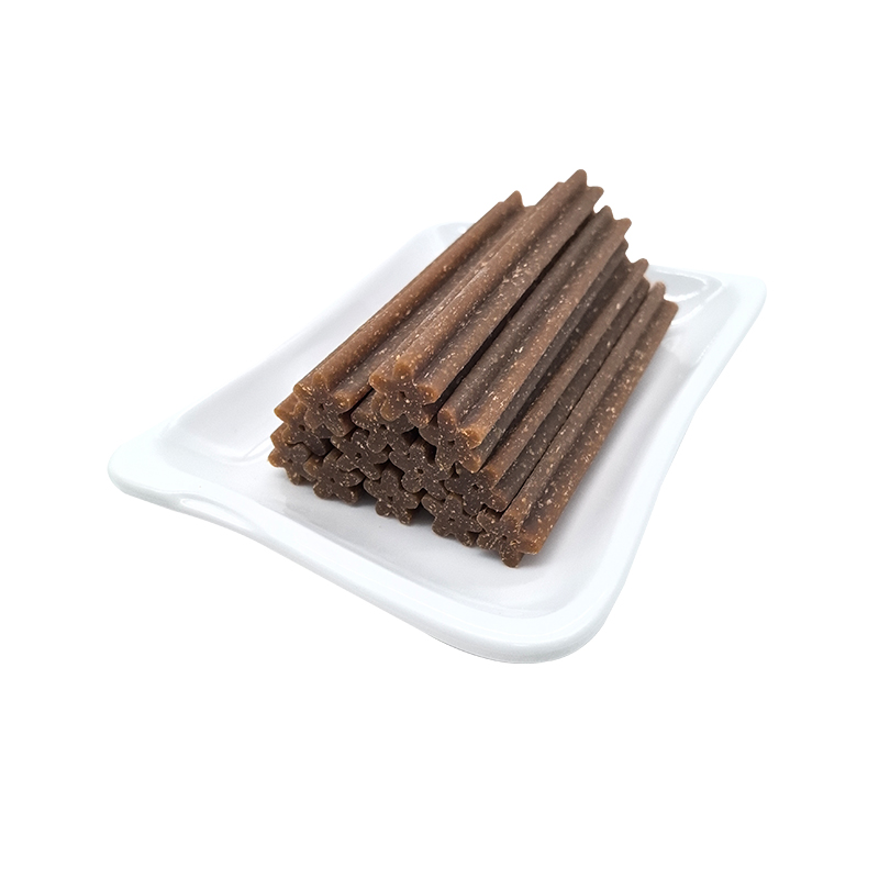Collations pour chiens à cinq feuilles et molaires durables de 12 cm, saveur bœuf